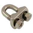 Serre-câble etrier inox 10mm pas cher