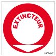 Plaque de signalisation EXTINCTEUR 200x200mm - NOVAP - 4034706 pas cher