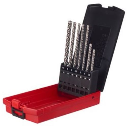 Coffret de 7 forets SDS+ 4 taillants MX4 de 5,5 à 10 mm MILWAUKEE 4932492113 photo du produit