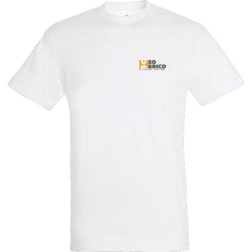 Tee-shirt manches courtes SOBRICO blanc TL 00014V0025461 TL pas cher