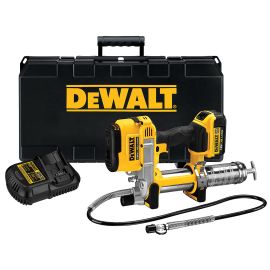 Pompe à graisse 18V XR Dewalt DCGG571M1-QW + batterie 4 Ah + chargeur + coffret photo du produit Principale M