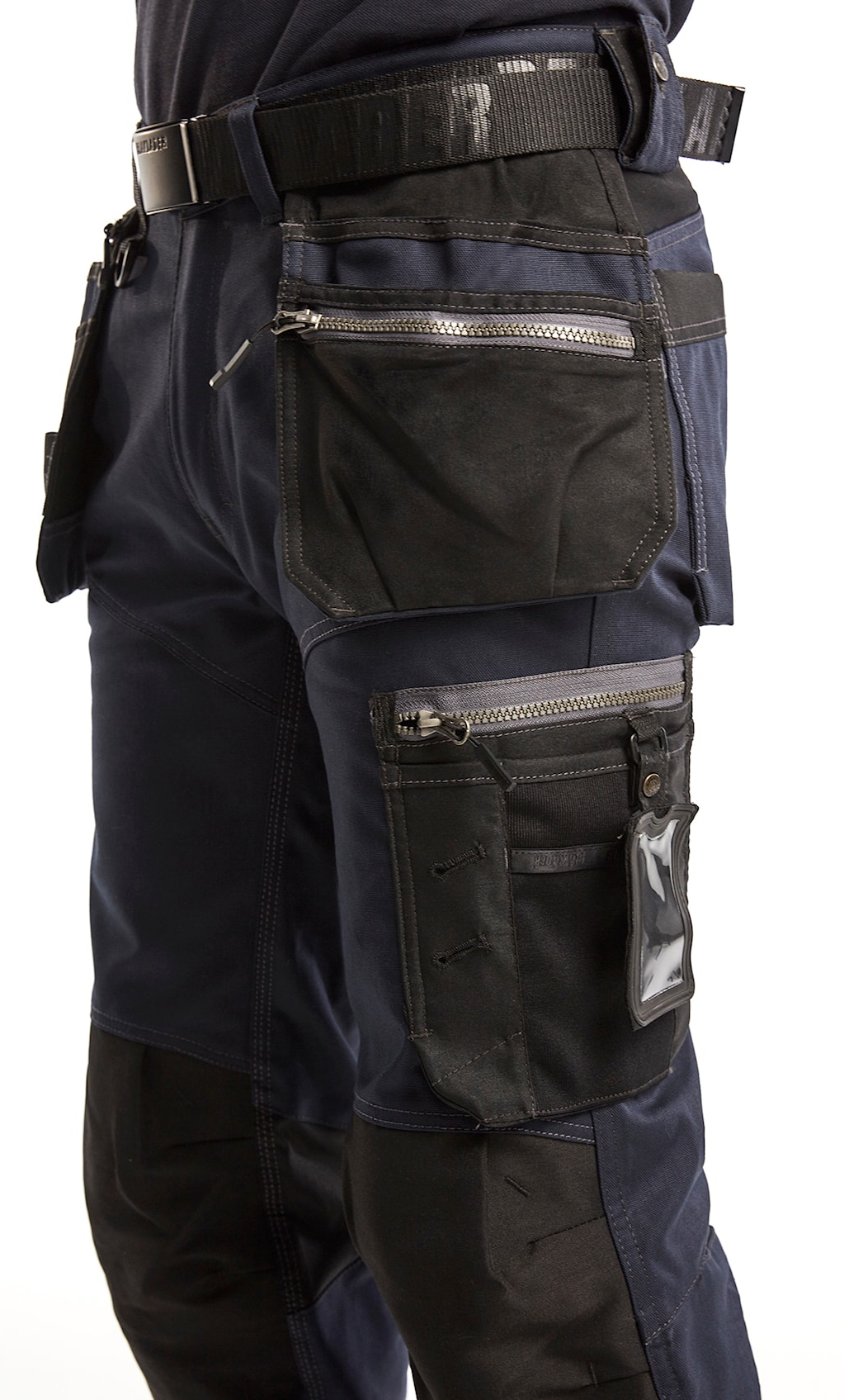 BLAKLADER Pantalon De Travail Artisan Stretch Marine Fonc&eacute;/noir Taille 48