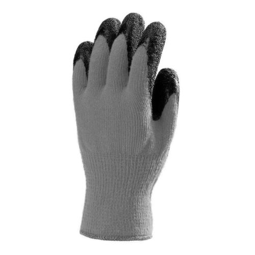 Gants tricot anti-froid EUROTECHNIQUE enduit latex orange fluo/noir T9 - COVERGUARD - MO6530 T9 pas cher