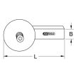 Porte-molettes de coupe pour tube épaisseur maxi 19 mm KS TOOLS 222.5104 photo du produit Secondaire 1 S