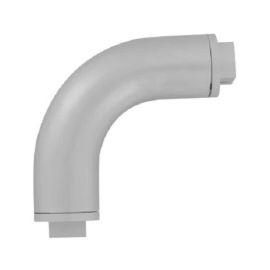 Coude de raccord à 90° pour main courante Duval Ø40 mm aluminium - 61-0102-5001 pas cher Principale M