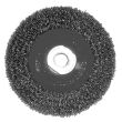 Brosse conique à fils ondulés en acier KBW 100 mm M14 - DRONCO - 6424000000 pas cher