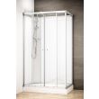 Cabine de douche rectangulaire SILVER INTEGRAL 140x90 GAUCHE BLANC - THALASSOR - SRIB1490G pas cher