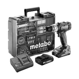 Perceuse-visseuse 18V Metabo BS 18 L Quick Set + 2 batteries 2 Ah + chargeur + coffret - 602320870 pas cher Principale M