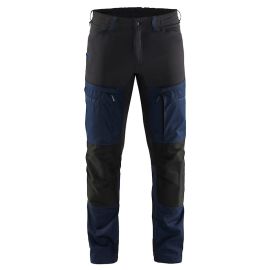 Pantalon maintenance stretch marine fonc&eacute;/noir T46C - BL&Aring;KL&Auml;DER - 145618458699D100 pas cher Principale M