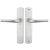 Ensemble sur plaques SALOME HOME entraxe 195 - bec de cane (argent) photo du produit Principale XS