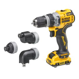 Perceuse visseuse 12V XR Dewalt DCD703L2T-QW à têtes multiples + 2 batteries 3 Ah + chargeur + coffret T-STAK photo du produit Principale M