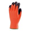 Gants tricot anti-froid EUROTECHNIQUE enduit latex orange fluo/noir T9 COVERGUARD MO6530 T9 photo du produit