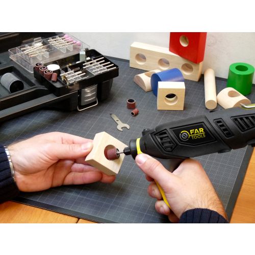 Mini meuleuse 170 W DCP 170 avec 126 accessoires + coffret FARTOOLS 115426 photo du produit Secondaire 3 L