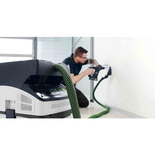 Aspirateur CLEANTEC 2x18V CTLC MINI I-Plus + 4 batteries 5 Ah + chargeur - FESTOOL - 577670 pas cher Secondaire 2 L