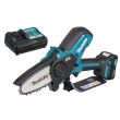 Tronçonneuse d'élagage 12 V Max Li-Ion CXT + batterie 2 Ah + chargeur MAKITA UC100DWA photo du produit