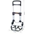 Diable aluminium Stockman télescopique et pliable 200 kg - STR200N photo du produit Secondaire 1 S