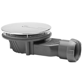 Bonde de douche extraplate SLIM+ Wirquin d&ocirc;me abs chrom&eacute; - 30723392 pas cher Principale M