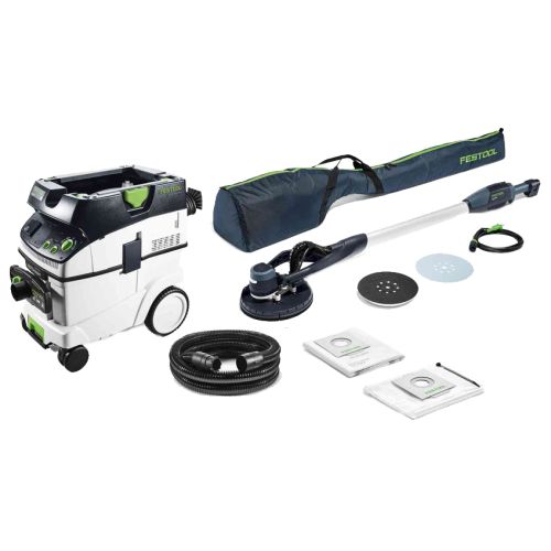 Ponceuse à bras 400W PLANEX LHS-E 225/CTL36-Set en boite carton - FESTOOL - 575447 pas cher