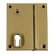 Coffre monopoint en applique pour cylindre européen vertical fouillot de 7 droite or 75 x 130 mm HERACLES MX-8817-01 photo du produit Secondaire 1 S