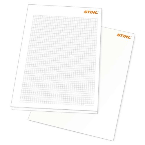 Bloc-notes DIN A4 50 pages STIHL 0464-558-0030 photo du produit Principale L