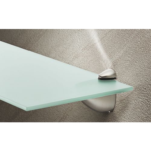 Support de tablette 4 - 23 mm aspect inox 284.00.003 photo du produit Secondaire 2 L