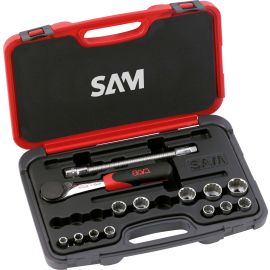 Coffret 3/8'' Sam outillage de 14 outils en mm - 74-J14A photo du produit Principale M