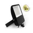 Projecteur LED plat 100 W noir avec détecteur 3000 K MIIDEX LIGHTING 804530 photo du produit