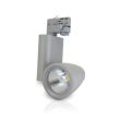 Spot LED sur rail 30 W gris 230 V 4500 K MIIDEX LIGHTING 82940 photo du produit