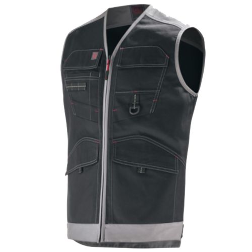 Gilet de travail TROWEL sans manches 9ATTUP noir/gris T1 LAFONT LA-9ATTUP-985-1 photo du produit