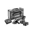 Meuleuse d'angle 18V W 18 L 9-125 Quick Set + 3 batteries Li-Power 4Ah + chargeur ASC 55 + METABOX 165l - METABO - 602249960 pas cher