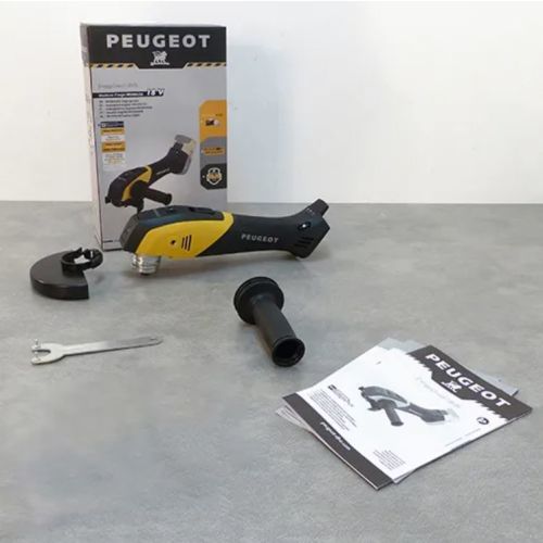 Meuleuse d'angle 18 V EnergyGrind-18VBL Brushless (sans batterie ni chargeur) PEUGEOT OUTILLAGE 250371 photo du produit Secondaire 9 L