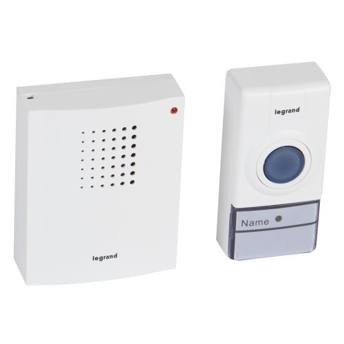 Kit carillon radio sans fils essentiel blanc LEGRAND 09425 photo du produit