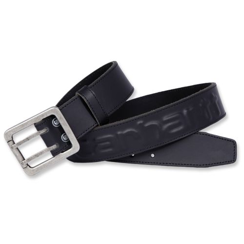Ceinture cuir T34 noir CARHARTT S1A0005656BLK34 photo du produit Principale L