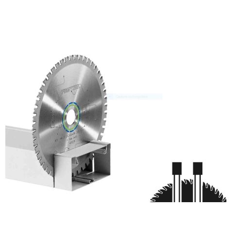 Lame de scie circulaire STEEL HW 350X2,9X30 TF60 - FESTOOL - 769668 pas cher