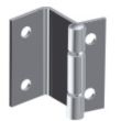 Charnière coudée 44 X 17 X1,5 mm pour porte 16 mm MONIN 426030 photo du produit