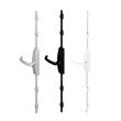 Crémone DUALIS à poignée rotative Gris alu RAL 9006 LA CROISEE DS DS7211-007 photo du produit