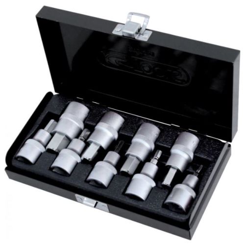 Coffret de 9 douilles tournevis 6 pans 1/2 '' de 4 à 17 mm KS TOOLS 922.1321 photo du produit Secondaire 1 L