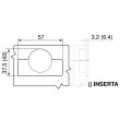 Charnière CLIP top 110° avec ressort inserta recouvrement 18mm - BLUM - CHA71T359 pas cher Secondaire 3 S