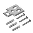 Gâche platine inférieur pour verrou ATLAS inox - FAPIM - 3736_00 pas cher
