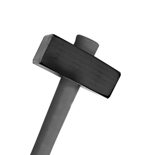 Masse couple carrée en acier 4kg avec manche en tri-matière - MERMIER - 514140 pas cher