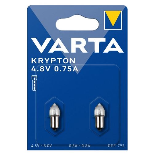 Ampoule Krypton culot lisse 4,8 V VARTA 2-48080TO photo du produit Principale L