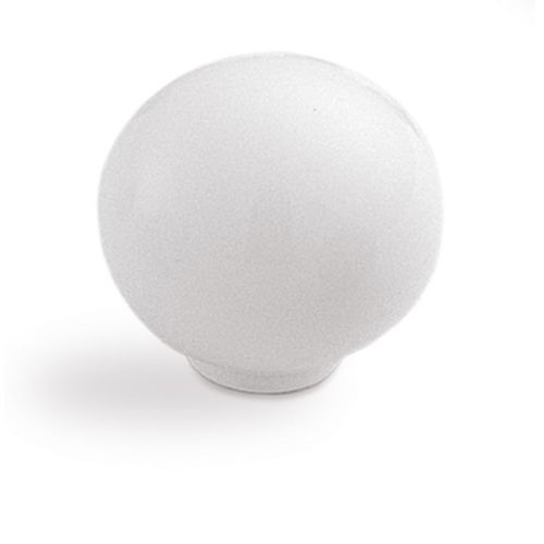 BOUTON POLI DUR D 34MM BLANC + VIS photo du produit Principale L