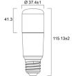 Lampe LED TOLEDO STICK IRC 80 RGO 810lm - SYLVANIA - 29561 pas cher Secondaire 1 S