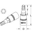 Douille tournevis Torx 3/4'' T90 80 mm KS TOOLS 911.3471 photo du produit Secondaire 1 S