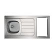 Evier kitchenette ISEO 1 cuve inox L1200mm - MODERNA - CPBD120A30 pas cher