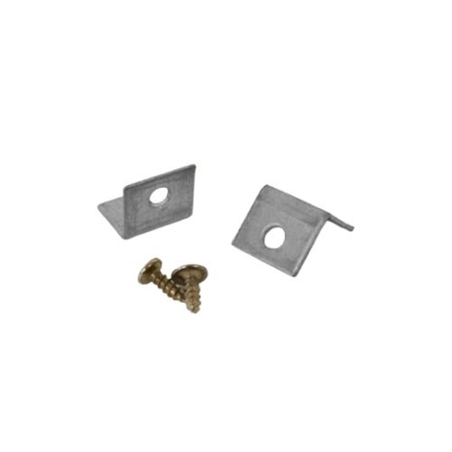 Pack de 2 crochets &eacute;querre Miidex Lighting pour toutes dalles &ndash; 77613 photo du produit