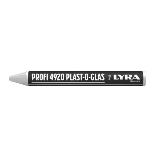 Boîte de 12 craies de marquage Profi 4920 Plast-o-glas 9,5mm blanc - LYRA - L4920001 pas cher Secondaire 1 L