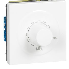 Att&eacute;nuateur de ligne MOSAIC Legrand 100 V 25 W 2 modules blanc - 078776 pas cher Principale M