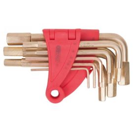 Jeu de 8 clés mâles BRONZEPLUS Ks Tools de 2 à 10 mm sur support - 963.1512 photo du produit Principale M