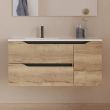 Meuble ZARZA vasque 2 tiroirs pas cher